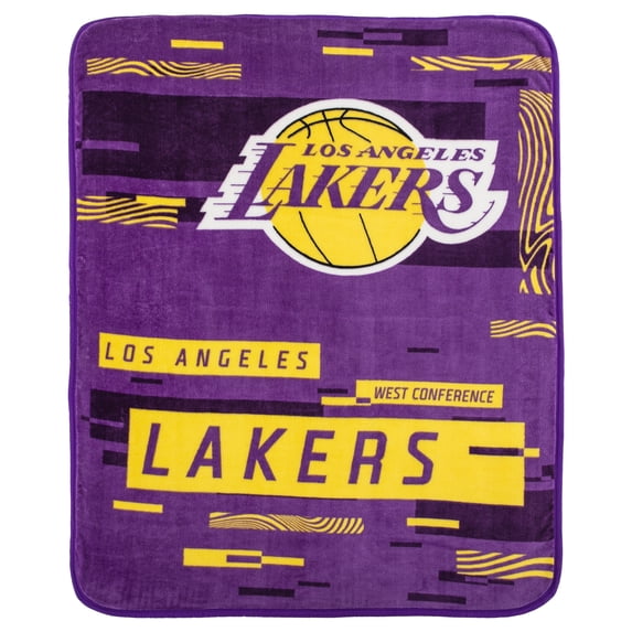 The Northwest Group Los Angeles Lakers 60" x 80" Digitize Raschel Throw Blanket