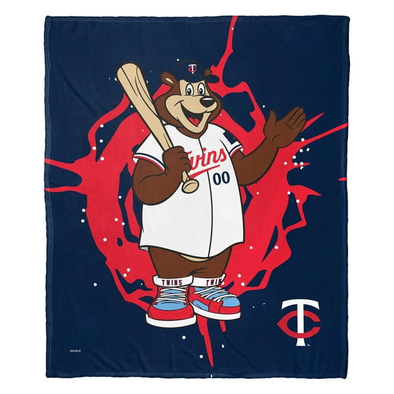 The Northwest Group Minnesota Twins 50" x 60" Mascot Silk Touch Throw Blanket