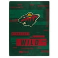 thumbnail image 1 of The Northwest Group  Minnesota Wild 50" x 60" Digitize Raschel Throw Blanket, 1 of 3