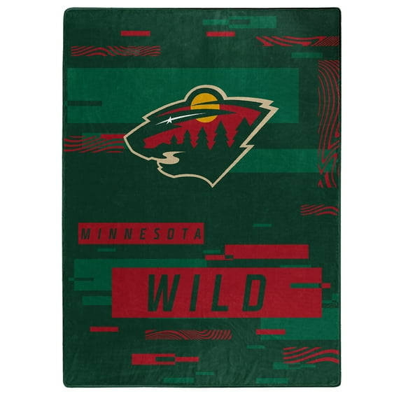 The Northwest Group Minnesota Wild 50" x 60" Digitize Raschel Throw Blanket