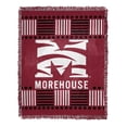 thumbnail image 1 of The Northwest Group Morehouse Maroon Tigers Homage Jacquard Throw Blanket, 1 of 1