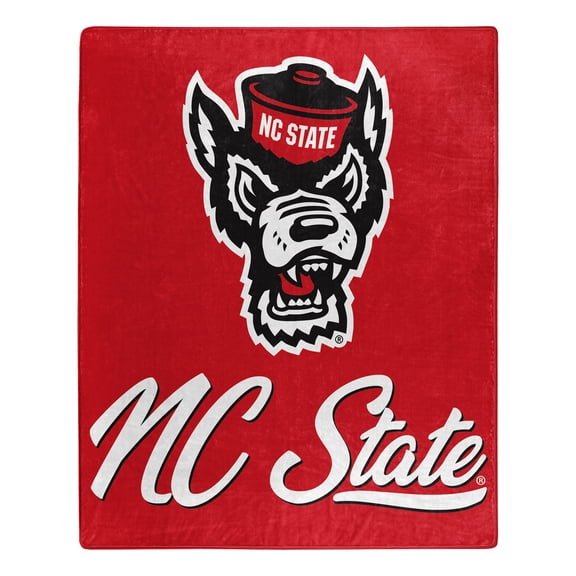 The Northwest Group  NC State Wolfpack 50" x 60" Signature Raschel Plush Throw Blanket