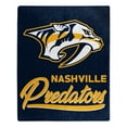 thumbnail image 1 of The Northwest Group  Nashville Predators 50" x 60" Signature Raschel Plush Throw Blanket, 1 of 2
