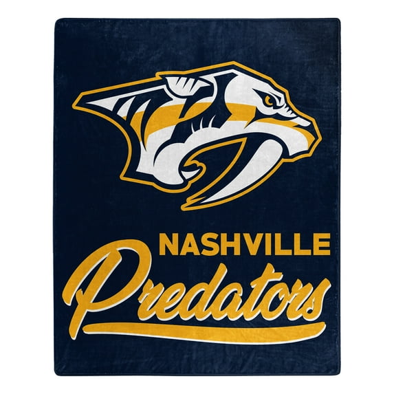 The Northwest Group Nashville Predators 50" x 60" Signature Raschel Plush Throw Blanket