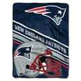 thumbnail image 1 of The Northwest Group New England Patriots 60'' x 80'' Slant Raschel Throw Blanket, 1 of 5