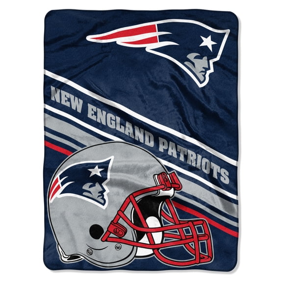 The Northwest Group New England Patriots 60'' x 80'' Slant Raschel Throw Blanket