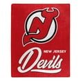 thumbnail image 1 of The Northwest Group  New Jersey Devils 50" x 60" Signature Raschel Plush Throw Blanket, 1 of 2