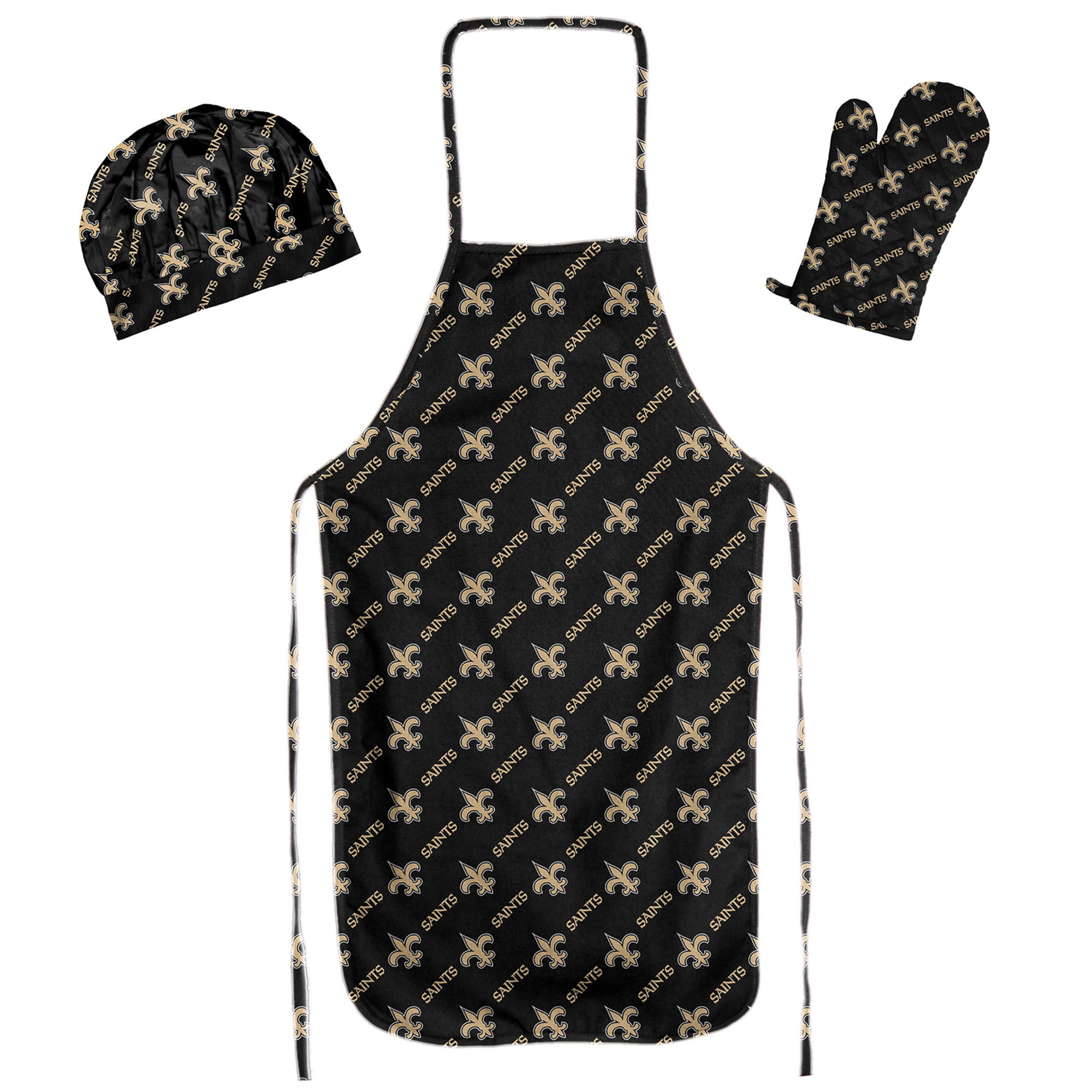 The Northwest Group New Orleans Saints Black Three-Piece BBQ Set