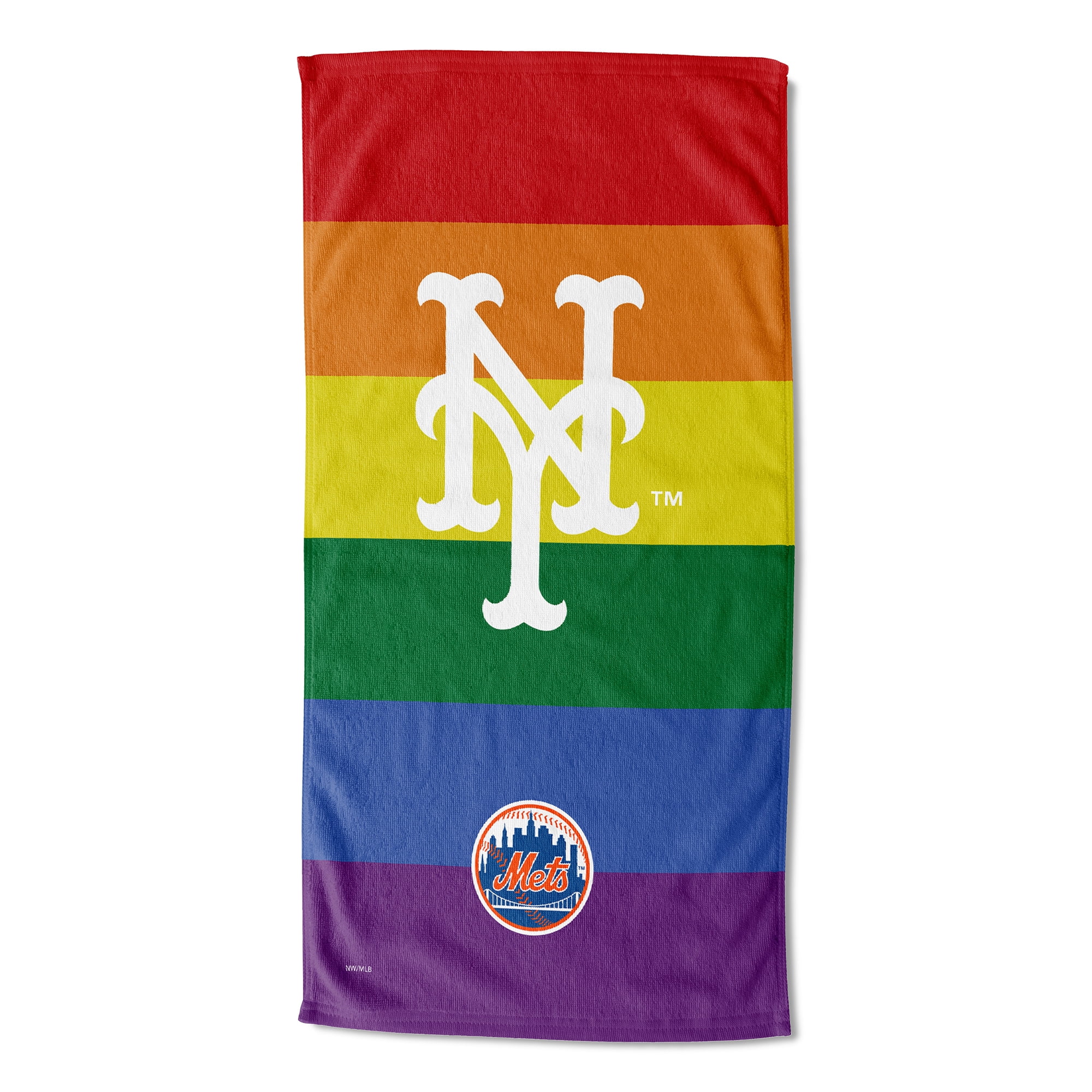 The Northwest Group  New York Mets 30" x 60" Pride Beach Towel