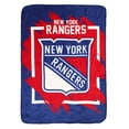 thumbnail image 1 of The Northwest Group  New York Rangers 46" x 60" Dimensional Micro Raschel Plush Throw Blanket, 1 of 2