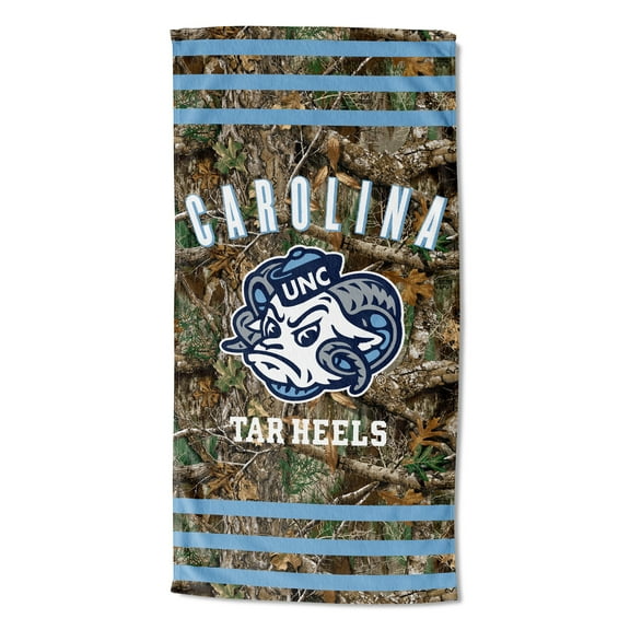 The Northwest Group  North Carolina Tar Heels 30"x 60" Three Stripes Beach Towel