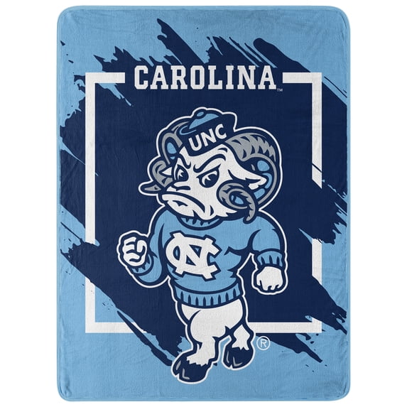 The Northwest Group North Carolina Tar Heels 46" x 60" Dimensional Micro Raschel Plush Throw Blanket