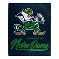 thumbnail image 1 of The Northwest Group  Notre Dame Fighting Irish 50" x 60" Signature Raschel Plush Throw Blanket, 1 of 2