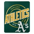 thumbnail image 1 of The Northwest Group  Oakland Athletics 50" x 60" Campaign Fleece Throw, 1 of 3