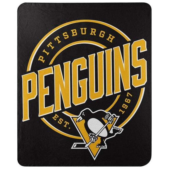 The Northwest Group  Pittsburgh Penguins 50" x 60" Campaign Fleece Throw