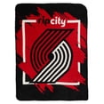 thumbnail image 1 of The Northwest Group  Portland Trail Blazers 46" x 60" Dimensional Micro Raschel Plush Throw Blanket, 1 of 2