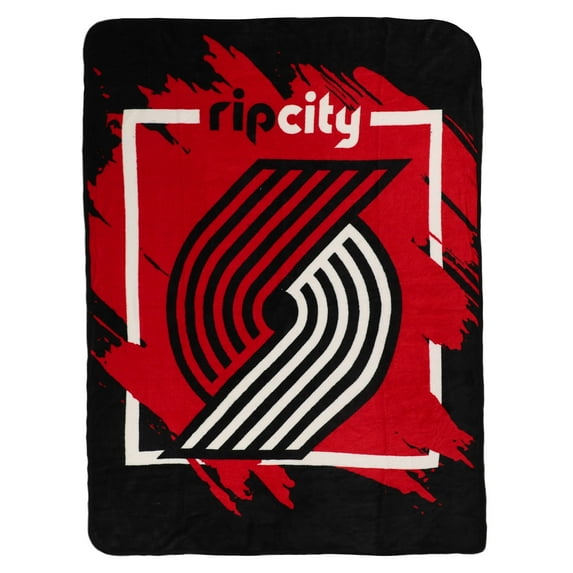 The Northwest Group Portland Trail Blazers 46" x 60" Dimensional Micro Raschel Plush Throw Blanket