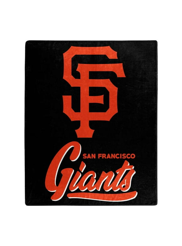 The Northwest Group  San Francisco Giants 50" x 60" Signature Raschel Plush Throw Blanket