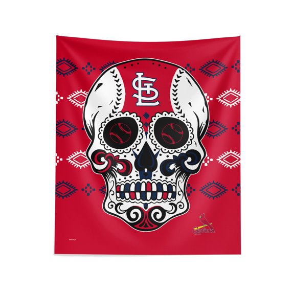The Northwest Group St. Louis Cardinals 34" x 40" Candy Skull Wall Art