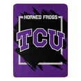 thumbnail image 1 of The Northwest Group  TCU Horned Frogs 46" x 60" Dimensional Micro Raschel Plush Throw Blanket, 1 of 5