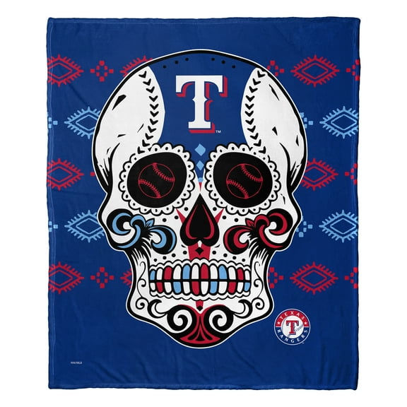 The Northwest Group Texas Rangers 50" x 60" Candy Skull Silk Touch Throw Blanket