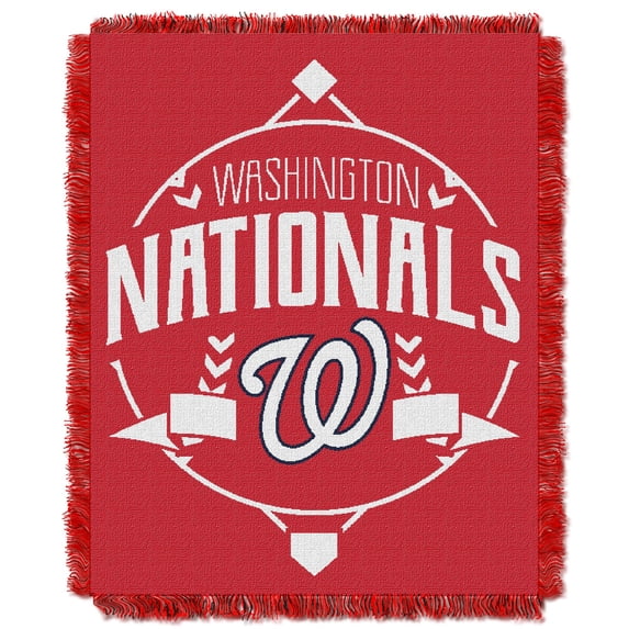 The Northwest Group Washington Nationals 46" x 60" Ace Jacquard Throw Blanket