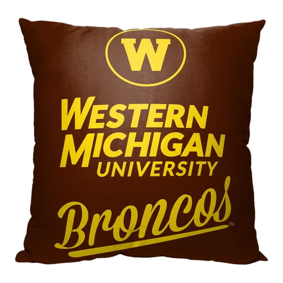 The Northwest Group Western Michigan Broncos 18" x 18" Alumni Pillow