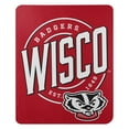 thumbnail image 1 of Wisconsin OFFICIAL NCAA "Campaign" Fleece Throw Blanket, 50" x 60", 1 of 3