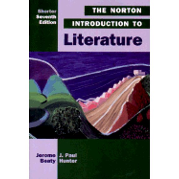 Pre-Owned The Norton Introduction to Literature (Hardcover) 0393972224 9780393972221