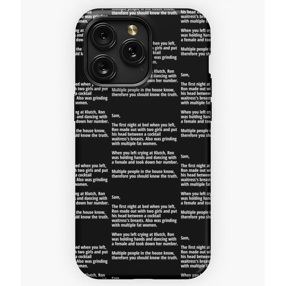 The Note Jersey Shore Anonymous Letter G7168 Phone Case for iPhone17 16 15 14 13 12 11 Pro Max