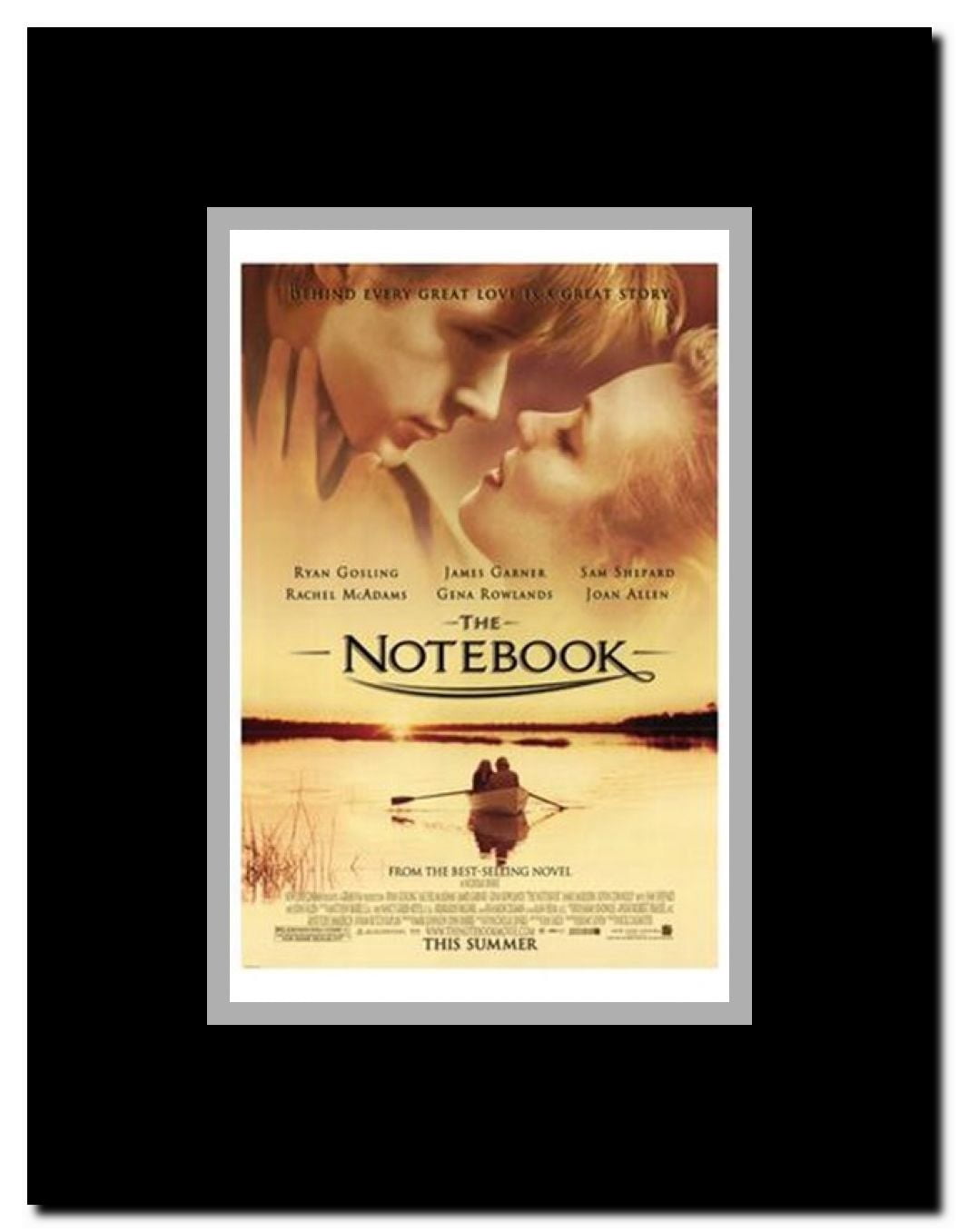 The Notebook Framed Movie Poster