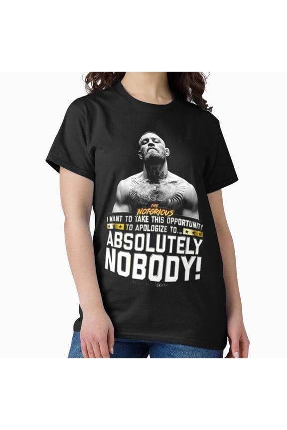 The Notorious Conor McGregor Retro MMA Fighter Bold Tribute Unisex T-Shirt, up to size 5XL