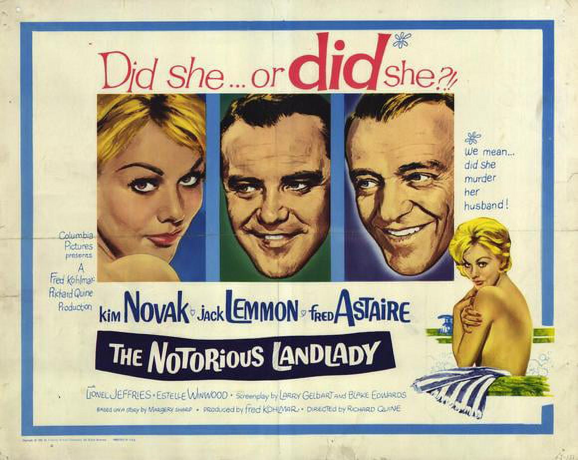 The Notorious Landlady - movie POSTER (Style A) (11