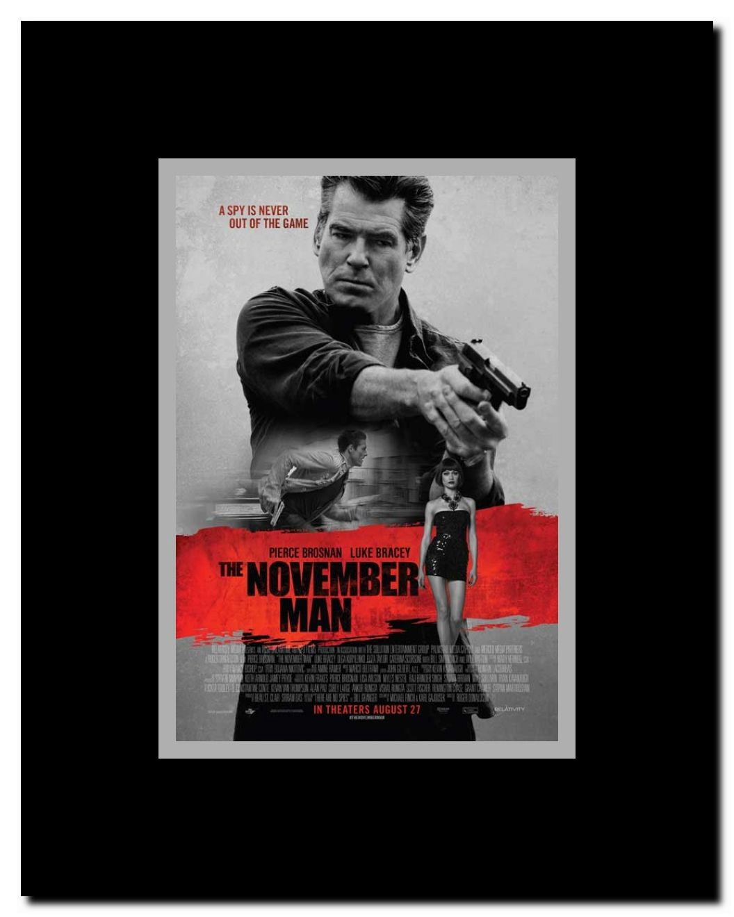 The November Man Framed Movie Poster
