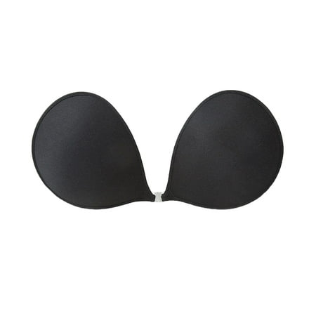 The NuBra Feather-Lite Super Light Adhesive Bra (F700),A Cup,Black