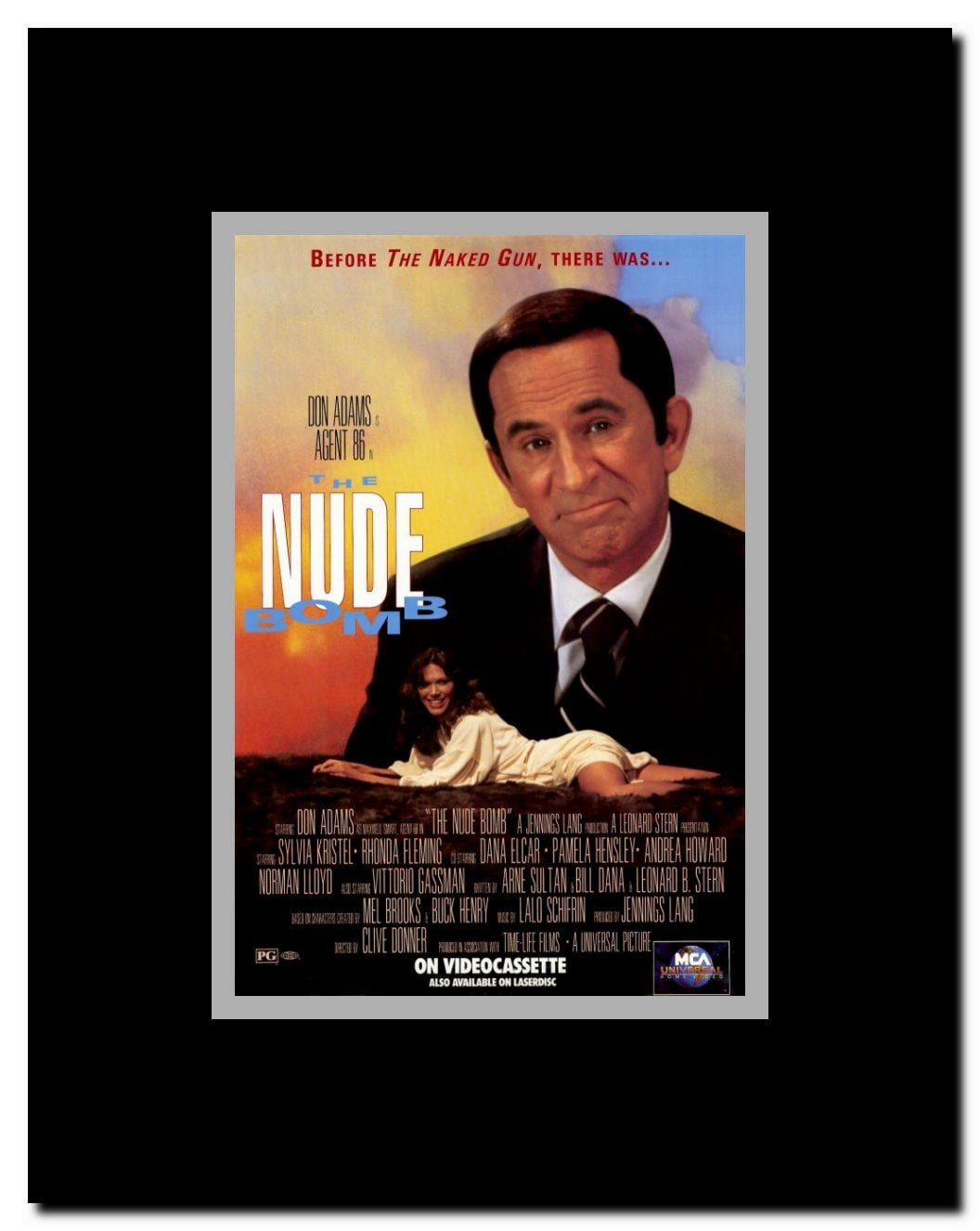 The Nude Bomb Framed Movie Poster