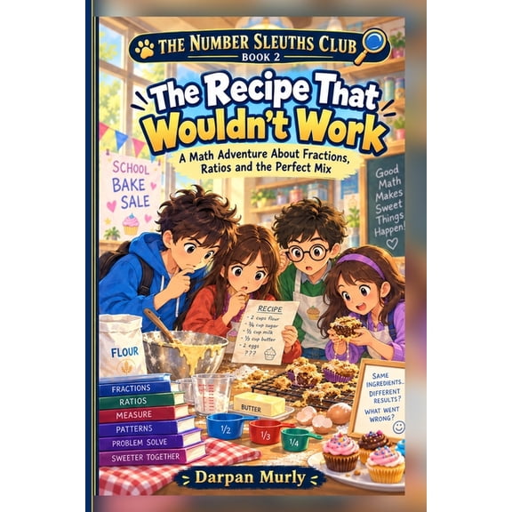 The Number Sleuths Club The Recipe That Wouldn't Work: A Math Adventure About Fractions, Ratios and the Perfect Mix, Book 2, (Paperback)