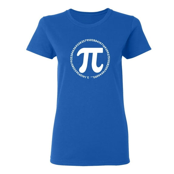 The Numbers of Pi Sarcastic Novelty Gift Idea Adult Humor Funny Women's Casual Tees