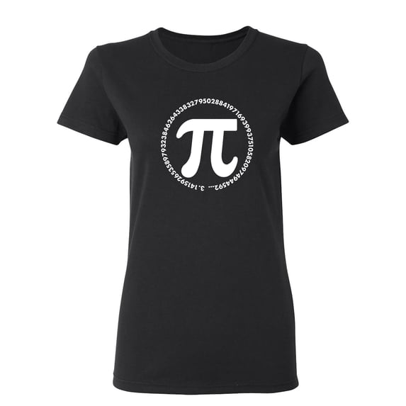 The Numbers of Pi Sarcastic Novelty Gift Idea Adult Humor Funny Women's Casual Tees