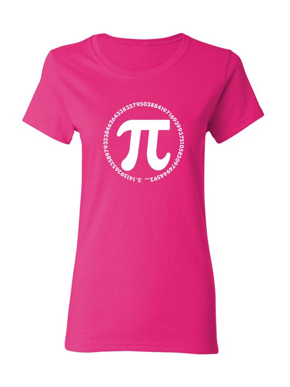 The Numbers of Pi Sarcastic Novelty Gift Idea Adult Humor Funny Women's Casual Tees