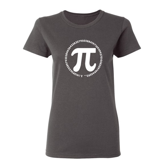 The Numbers of Pi Sarcastic Novelty Gift Idea Adult Humor Funny Women's Casual Tees