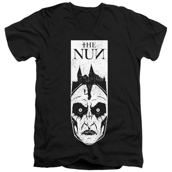 The Nun - Gaze - Slim Fit V Neck Shirt - Medium