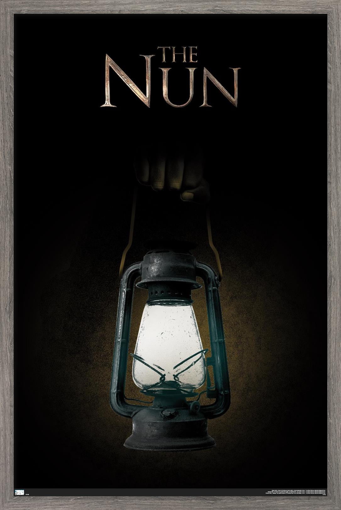 The Nun - Lantern Wall Poster, 22.375" x 34", Framed