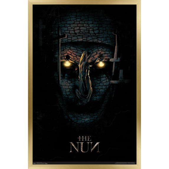 The Nun - One Sheet Wall Poster, 14.725" x 22.375", Framed
