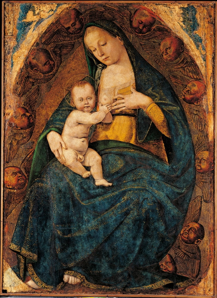 The Nursing Madonna Canvas Art - (18 x 24)