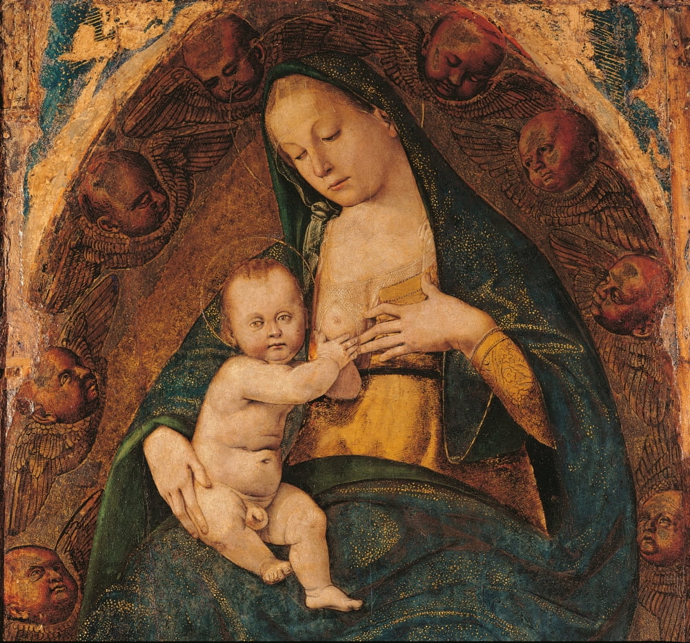 The Nursing Madonna Canvas Art - (24 x 18)