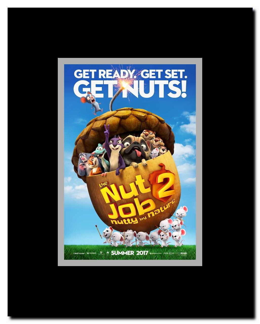 The Nut Job 2 Framed Movie Poster