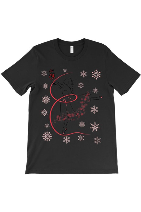 The Nutcracker Ballet And Clara Funny Christmas Holiday Dance Graphic T-Shirt - Last-Minute Gift G4843, Up to 5XL