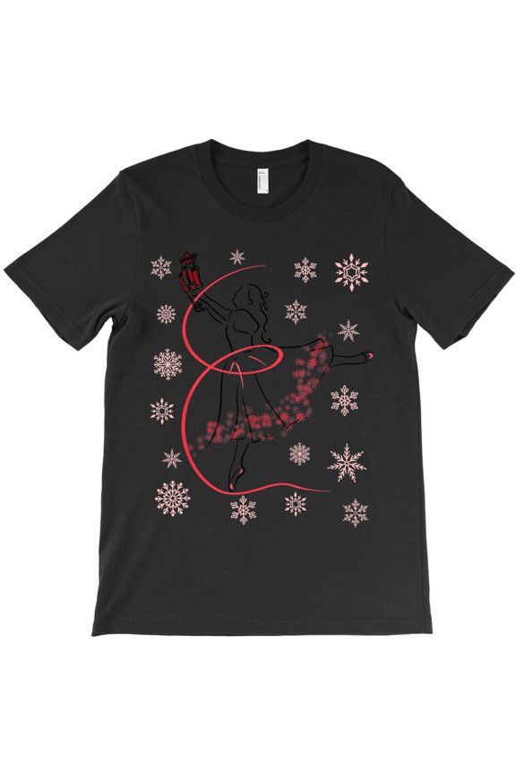 The Nutcracker Ballet and Clara Christmas Holiday Dance Themed Themed - Last-Minute Gift G32349 Unisex T-Shirt, Up to Size 5XL