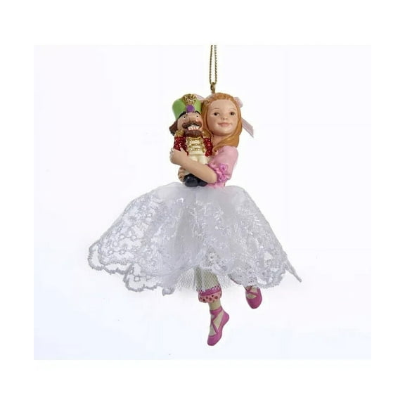 The Nutcracker Suite Clara Holding Nutcracker Christmas Ornament Holiday Tree Decoration
